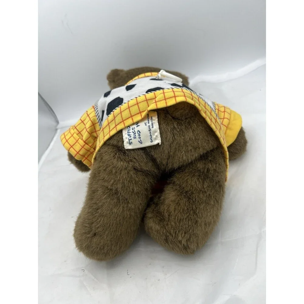 Build A Bear Brown Teddy Bear Plush 13” Disney Pixar Toy Story Woody Top